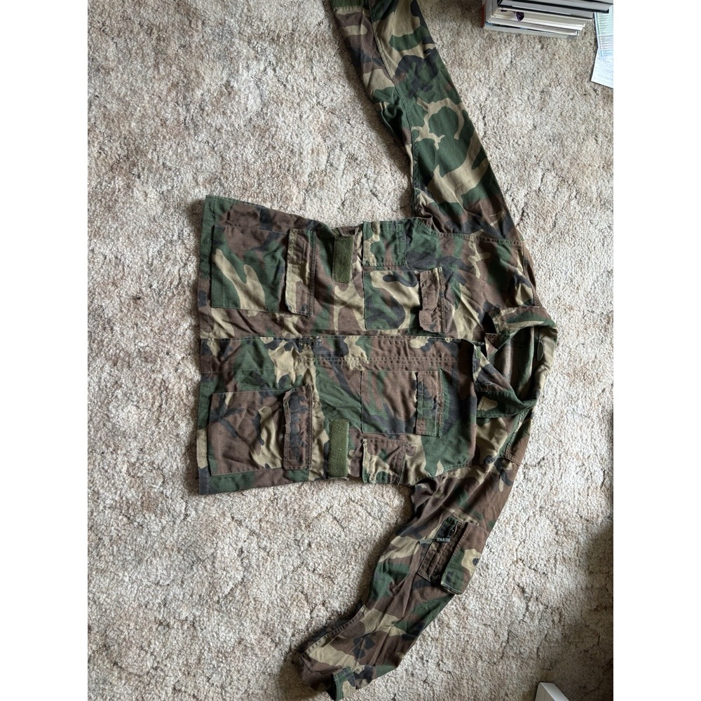 USGI Military Aircrew Combat Jacket Woodland Camo Nomex Medium Regular Flight